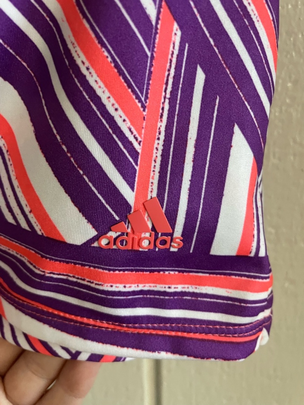 ADIDAS NWT Girl’s Purple & Orange Skort - XL - Picture 4 of 8